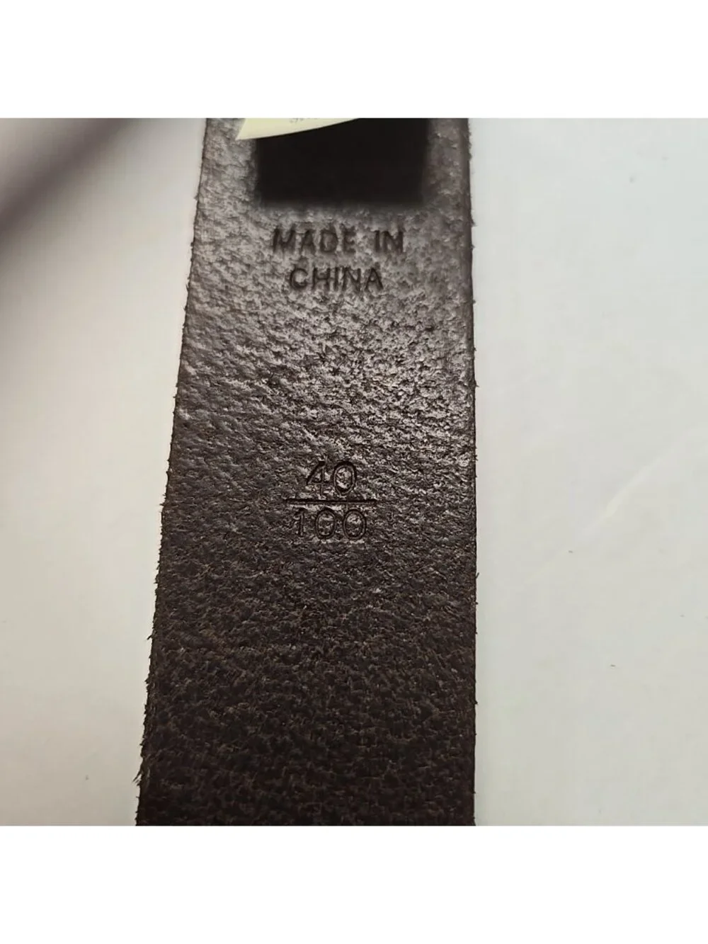 NWT Polo Ralph Lauren Italian Saddle Leather Belt Mens Size 40 Chestnut Leather